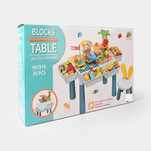 Building Blocks Table and Chair Set