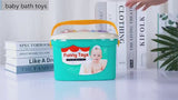 2-in-1 Silicone Shape Sort &amp; Stacking Bath Toy