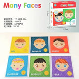 Many Faces Educational Puzzle Game – Logic & Creativity Toy