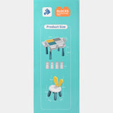 Building Blocks Table and Chair Set