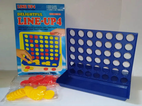 Line Up 4 Strategy Board Game – 2-Player Disc Connecting Game