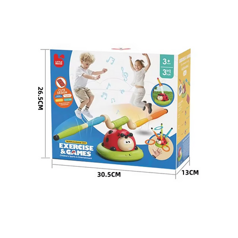 3-in-1 Ladybug Exercise Machine for Kids
