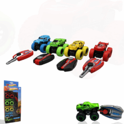 Hot Wheels 8 Pcs Mini Car Set with Magic Keys
