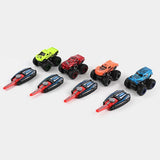 Hot Wheels 8 Pcs Mini Car Set with Magic Keys